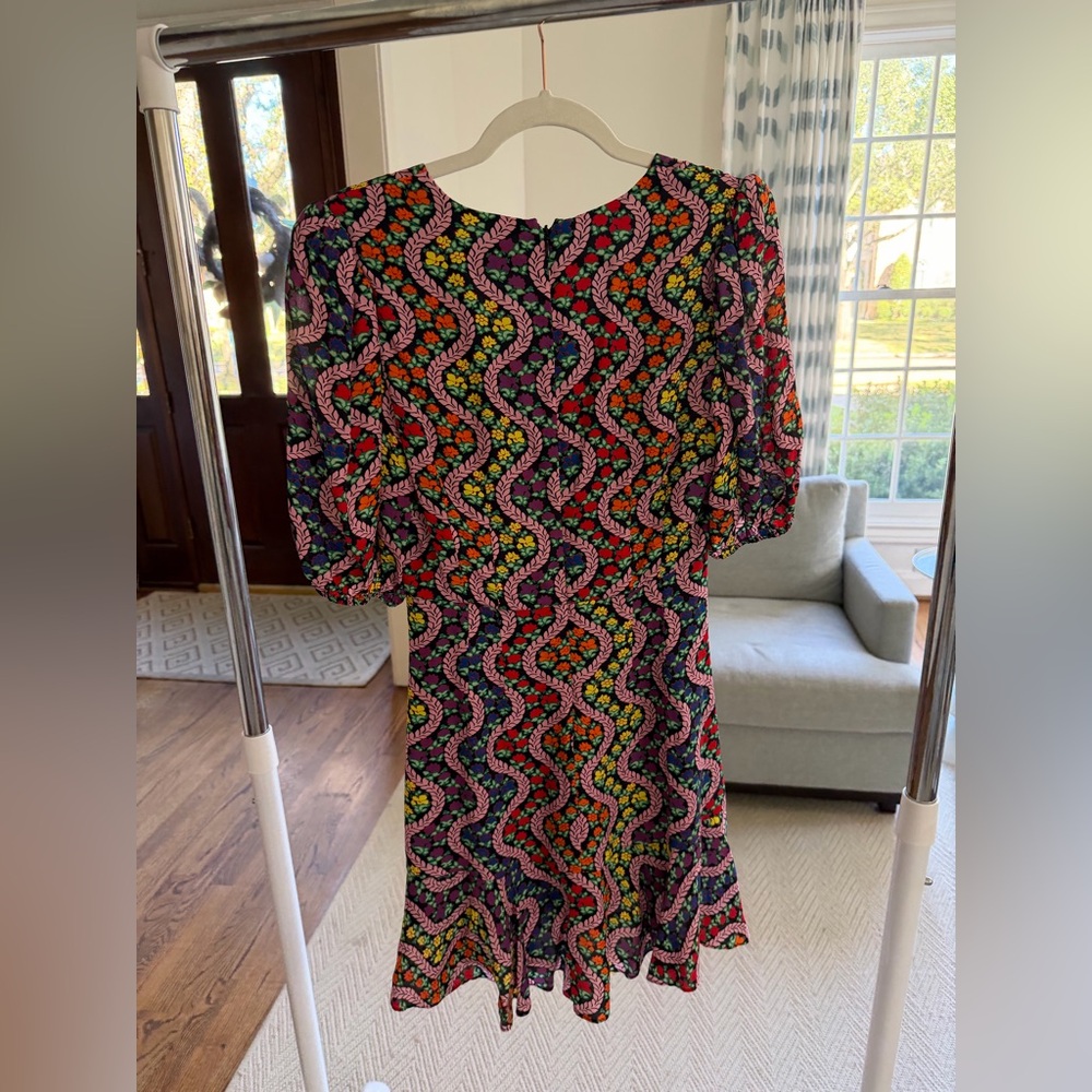 RHODE Colorful Wave Pattern Mini Dress - Picture 7 of 9